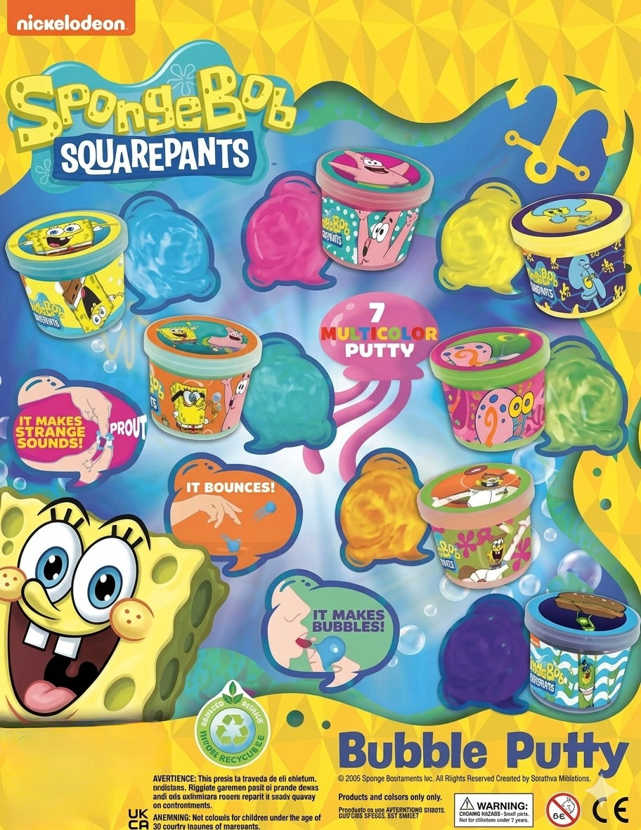Spongebob Putty Small Barrel - Ø50mm Kapseln