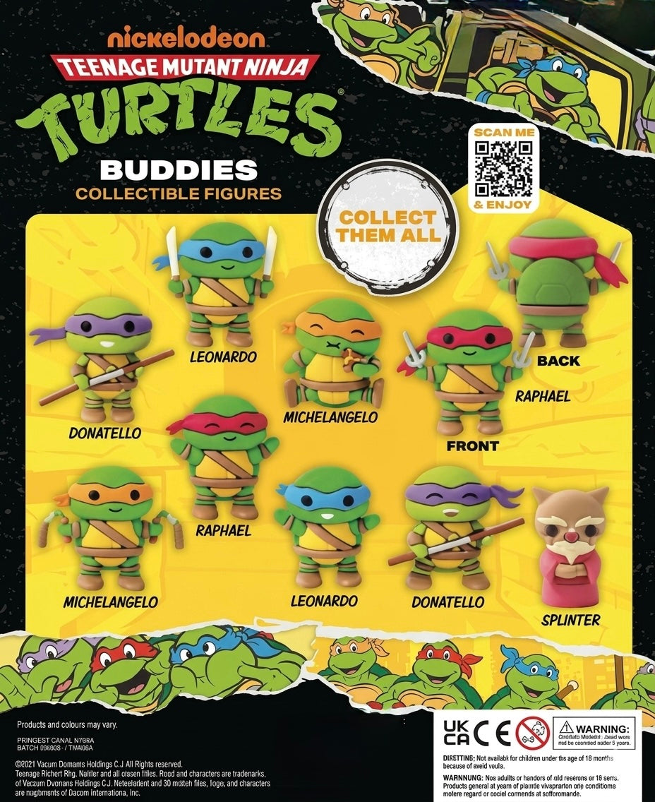 Ninja Turtles Buddies - Ø65mm Kapseln