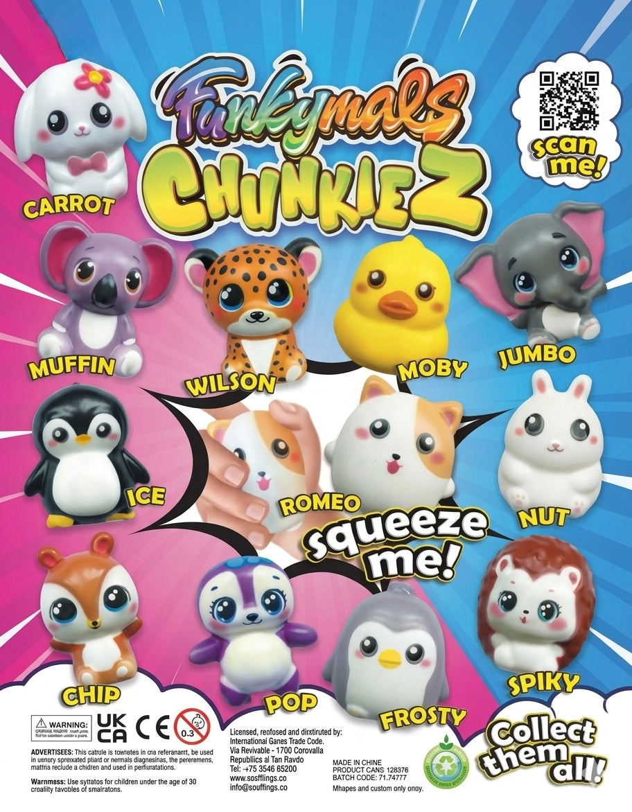 Funkymals Chunkiez - Ø50mm Kapseln