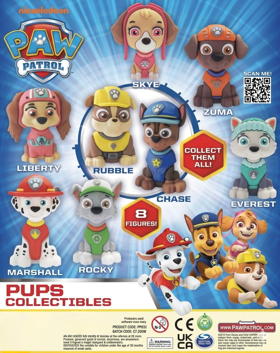 Paw Patrol Pups Collectibles - Ø65mm Kapseln