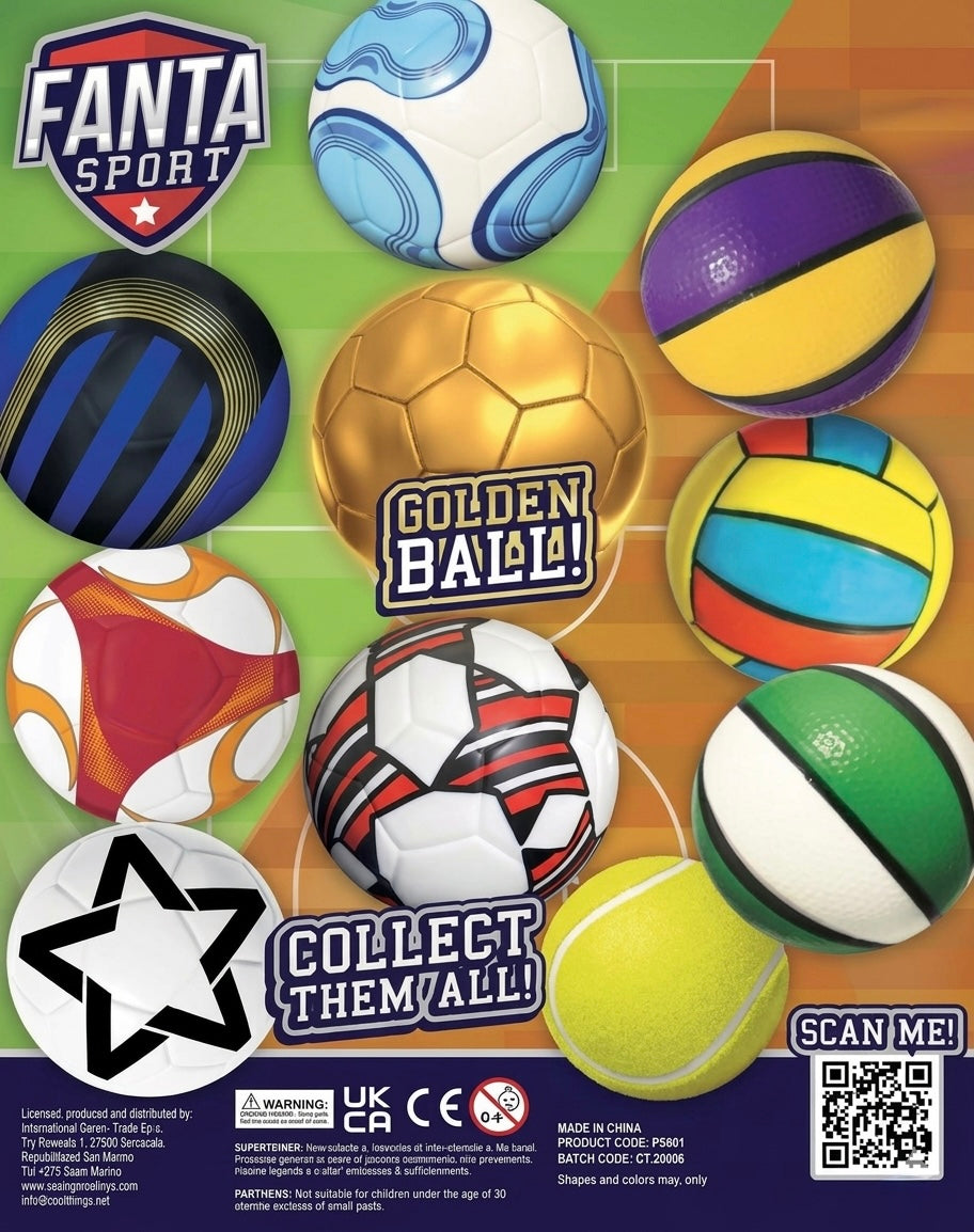 Fantasport Play Balls - Ø100mm Kapseln