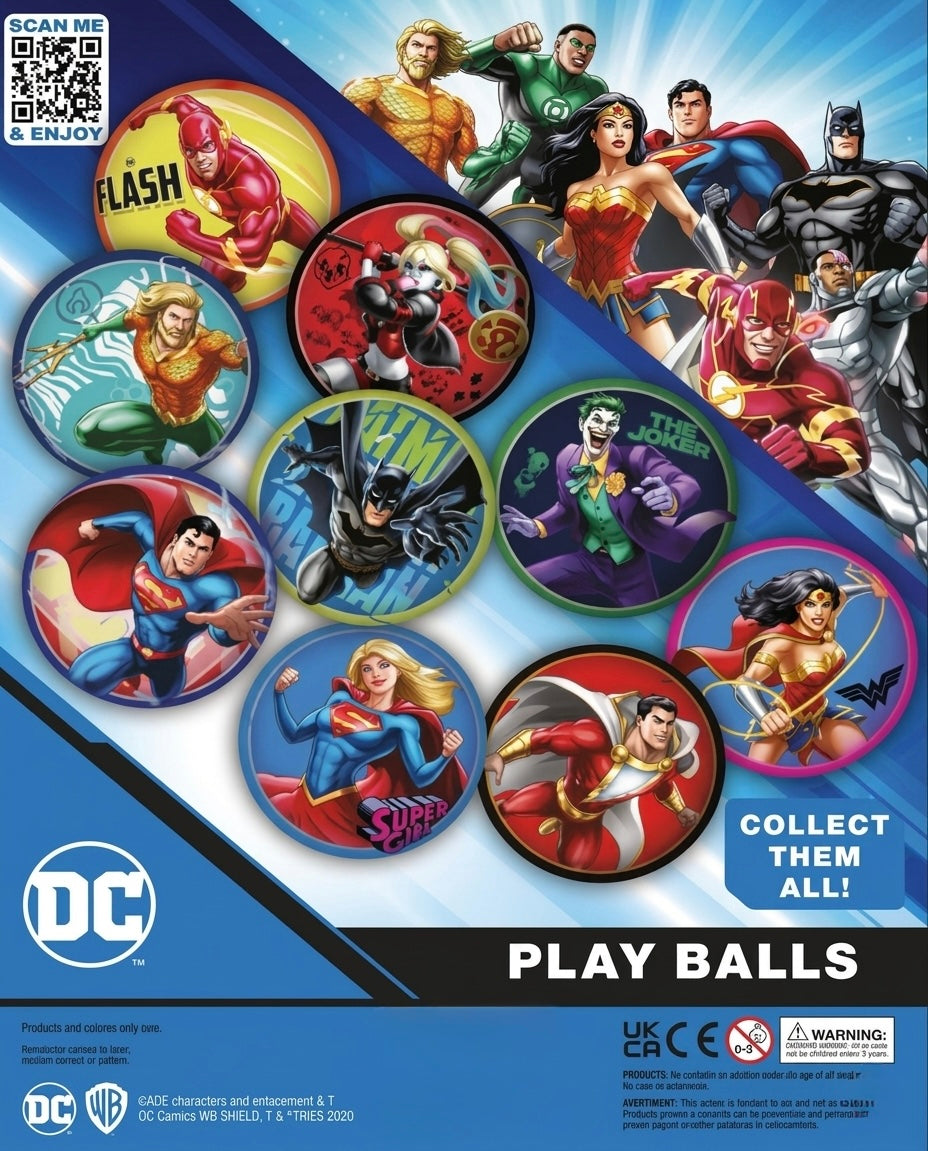 DC Justice League Play Balls - Ø100mm Kapseln