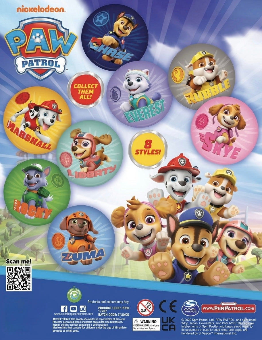 Paw Patrol Play Balls - Ø100mm Kapseln