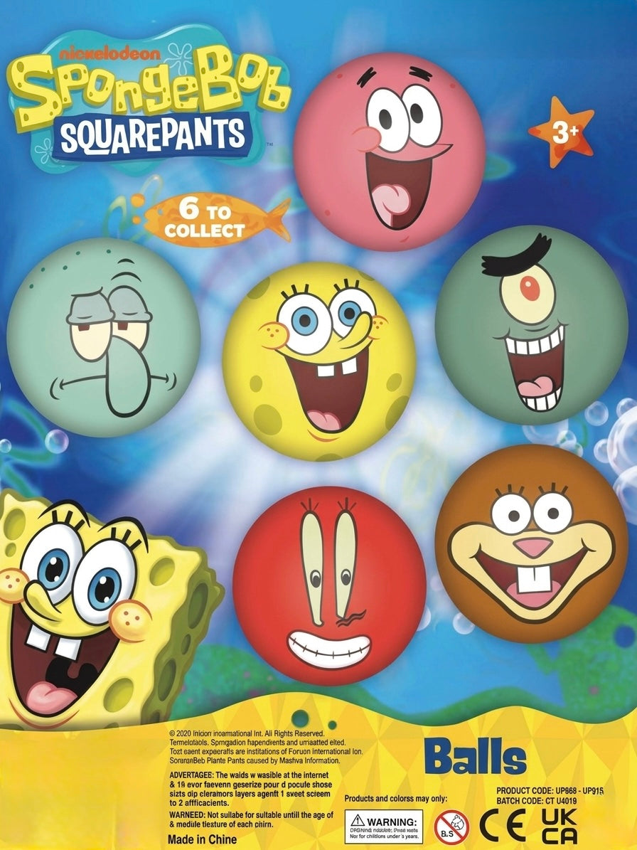 Spongebob Play Balls - Ø90mm Kapseln