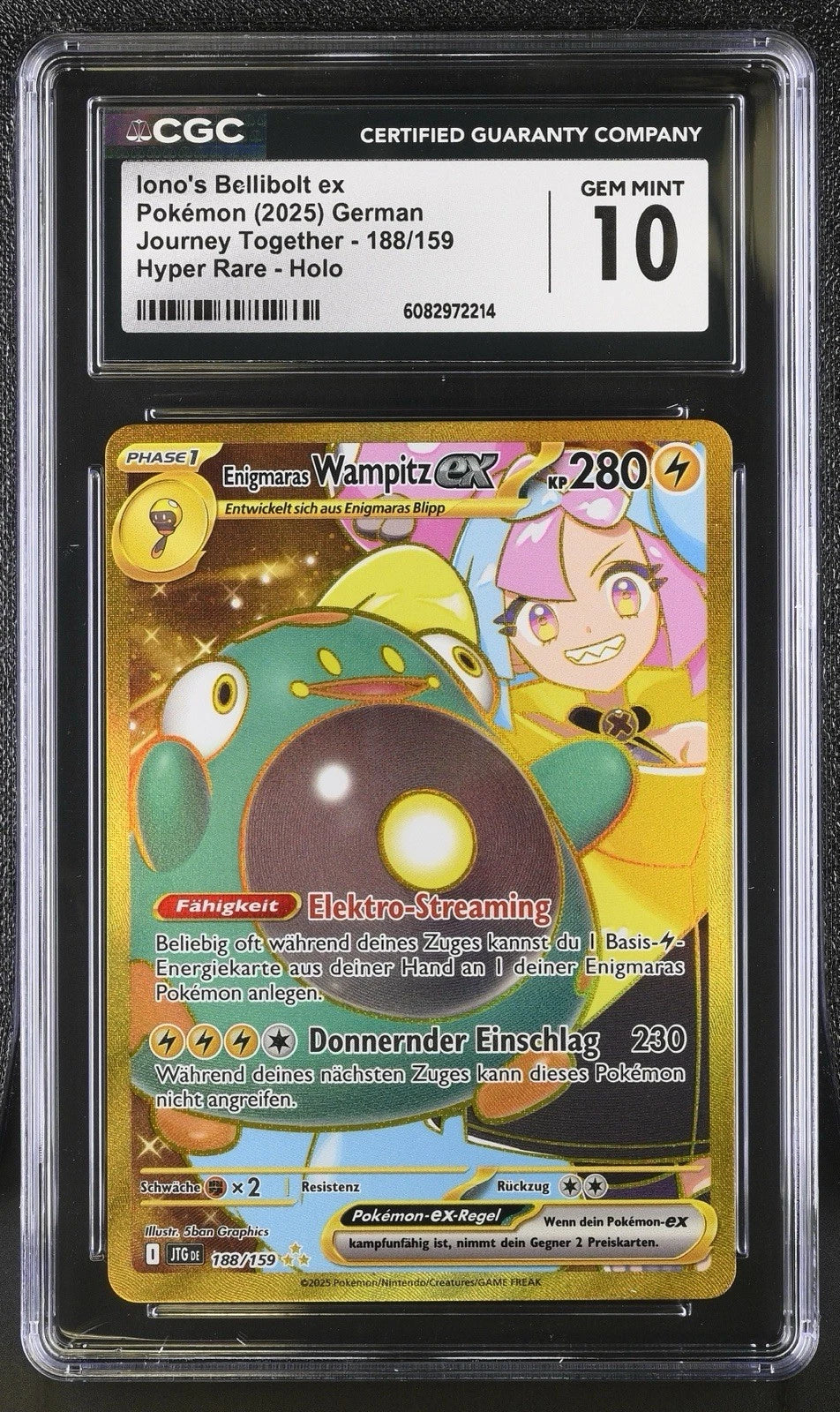 Enigmaras Wampitz EX 188/159 - Reisegefährten - CGC GEM MINT 10 (Deutsch)