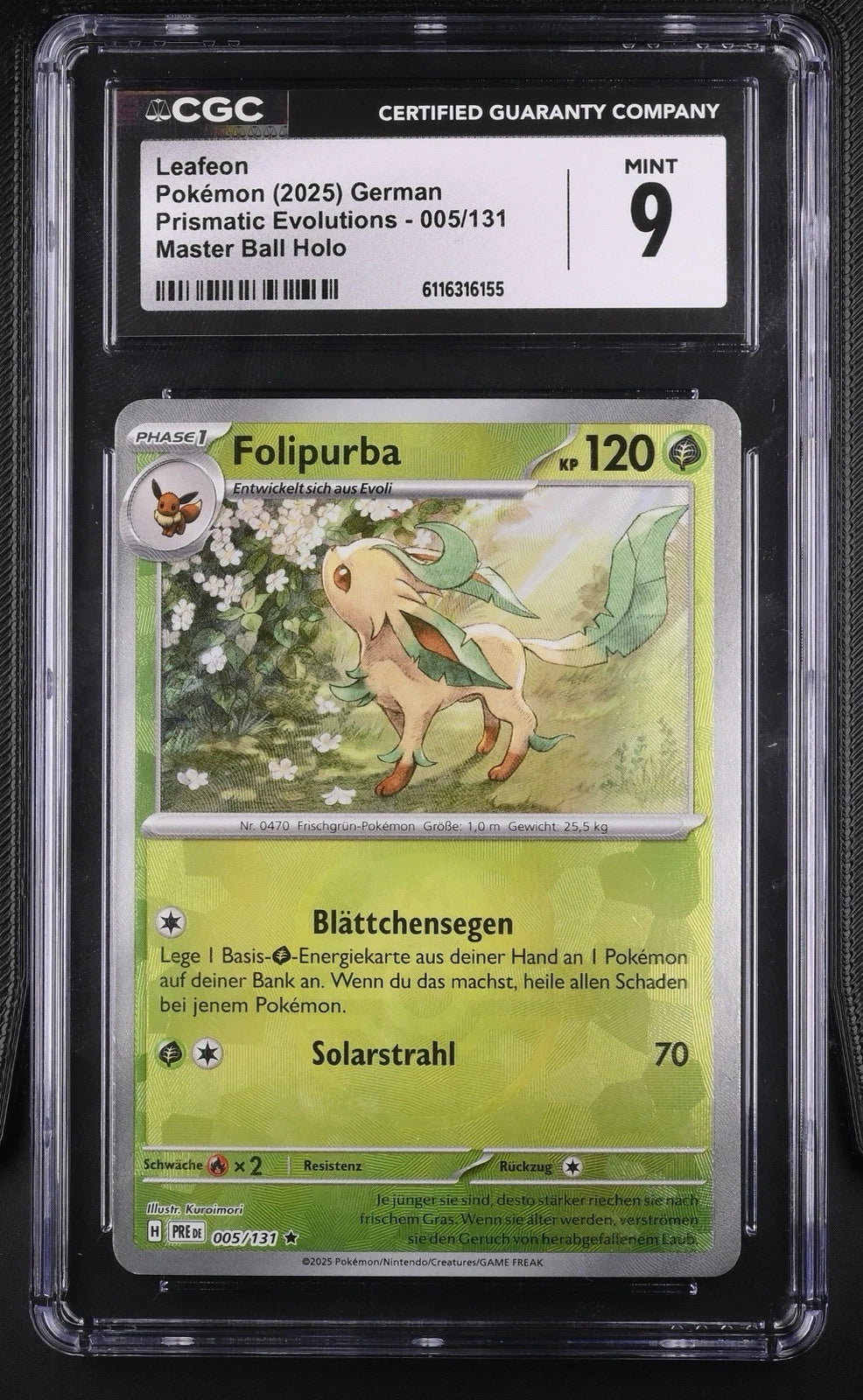 Folipurba 005/131 - Prismatische Entwicklungen - CGC MINT 9 (Deutsch)