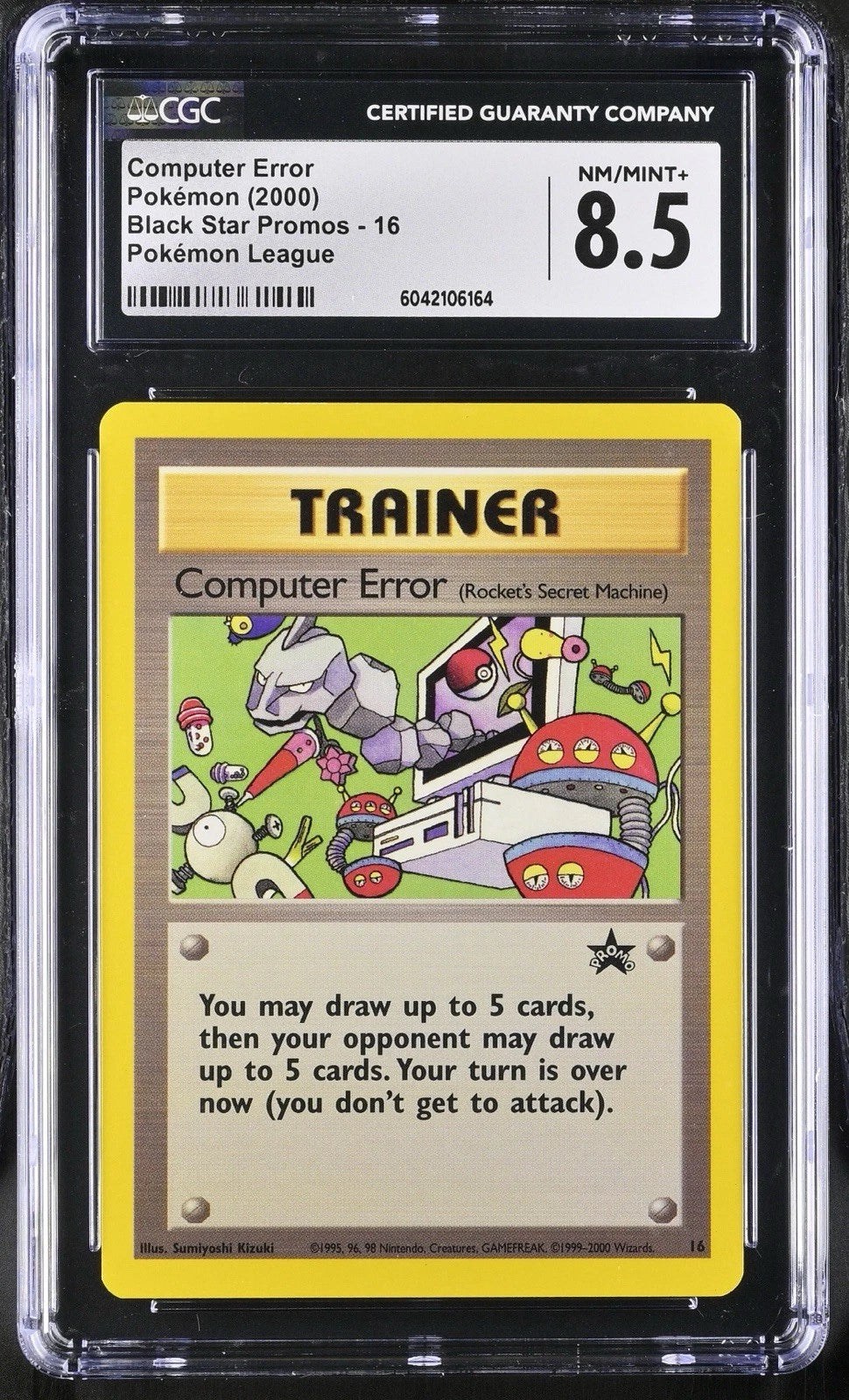 Computer Error #16 - Wizards Black Star Promo - CGC NM/MINT+ 8.5 (Englisch)