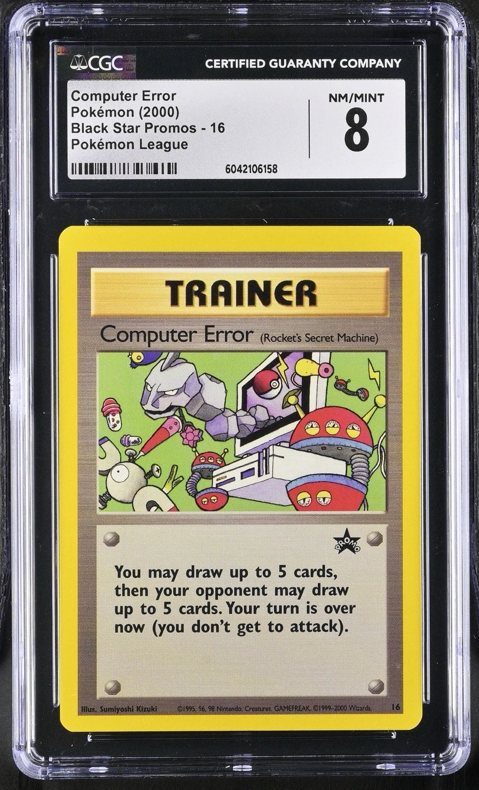 Computer Error #16 - Wizards Black Star Promo - CGC NM/MINT 8 (Englisch)