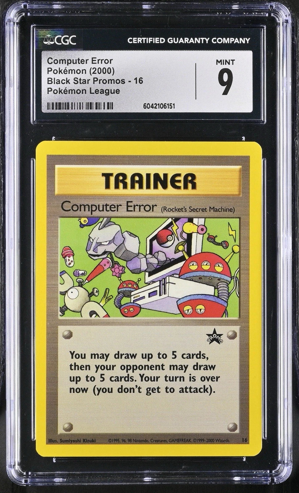 Computer Error #16 - Wizards Black Star Promo - CGC MINT 9 (Englisch)
