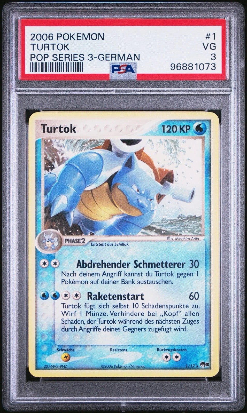 Turtok 1/17 - POP Series 3 - PSA VG 3 (Deutsch)